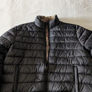 Volcom Black Quilted Puffer Jacket